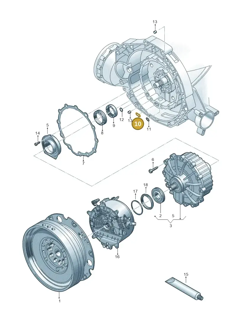 0CK301164 — Audi A6 2.0 (2018-) diagram 896321650, position 10