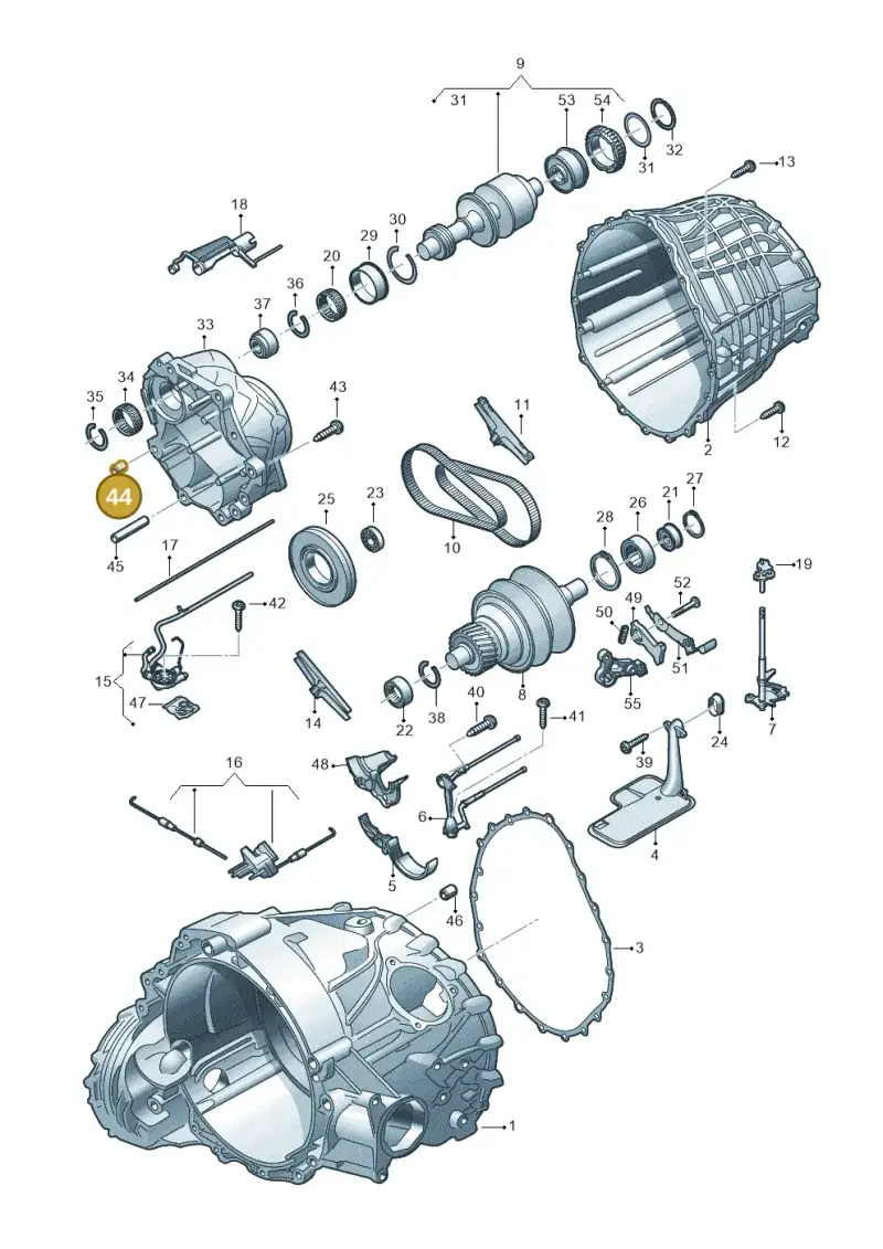 0CK301299 — Audi A5 Sportback (2011-2017) diagram 636331100, position 44