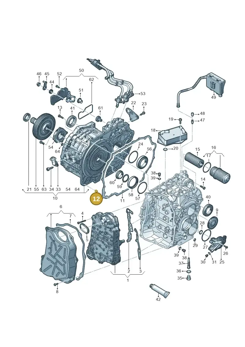 0CK301299 — Audi A3 Sportback (2016-2020) diagram 890321600, position 12