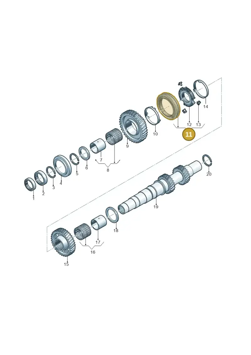 0CK311090B — Audi A6 2.0 (2018-) diagram 849311970, position 11