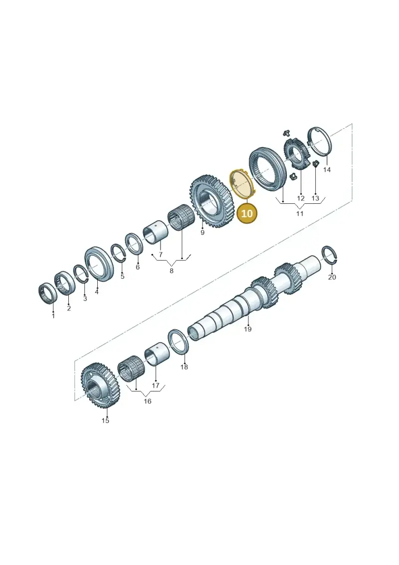 0CK311269C — Audi A5 Limo 2.0 (2024-) diagram 849311970, position 10
