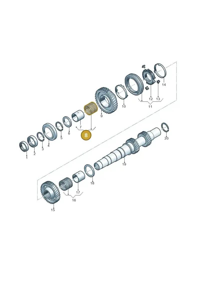 0CK311937B — Audi A5 Limo 2.0 (2024-) diagram 849311970, position 8