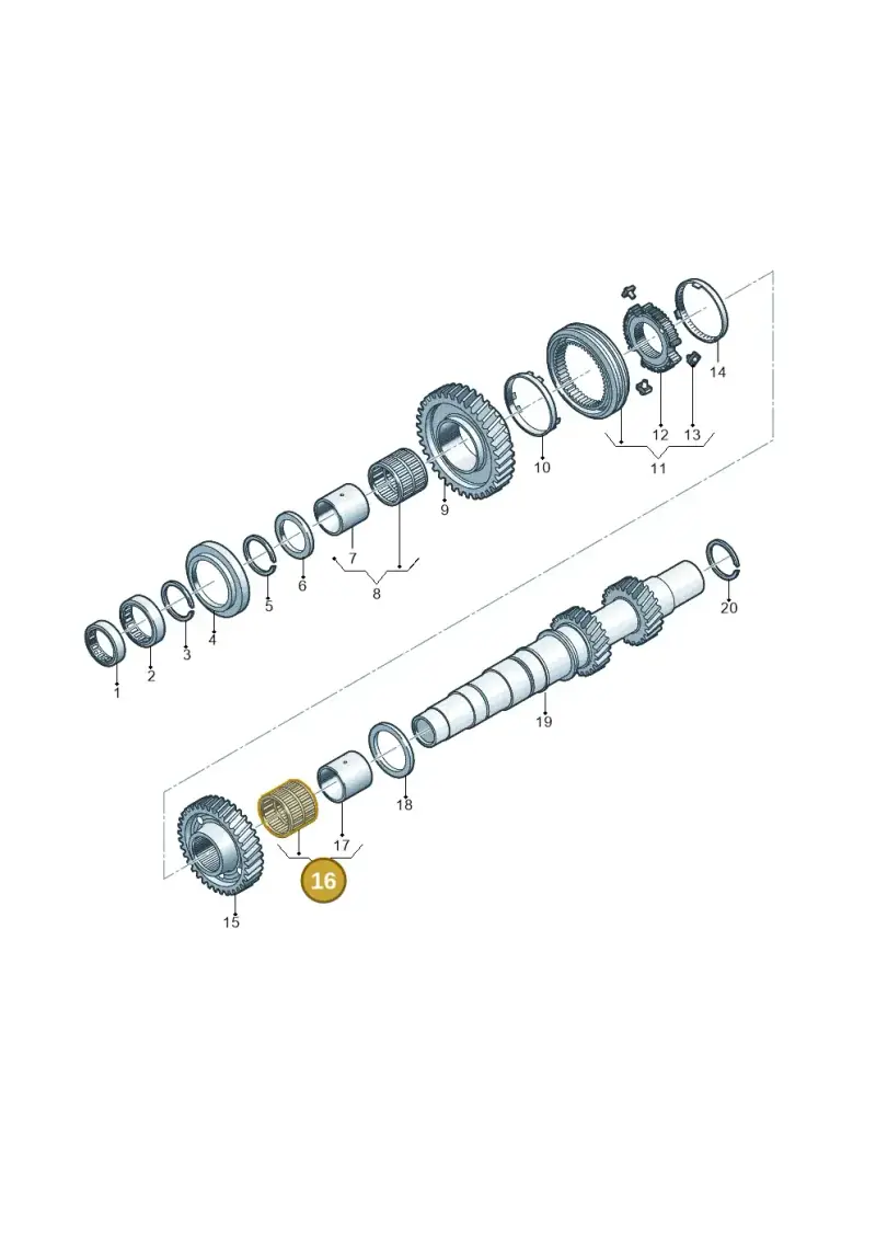 0CK311937C — Audi A5 Limo 2.0 (2024-) diagram 849311970, position 16