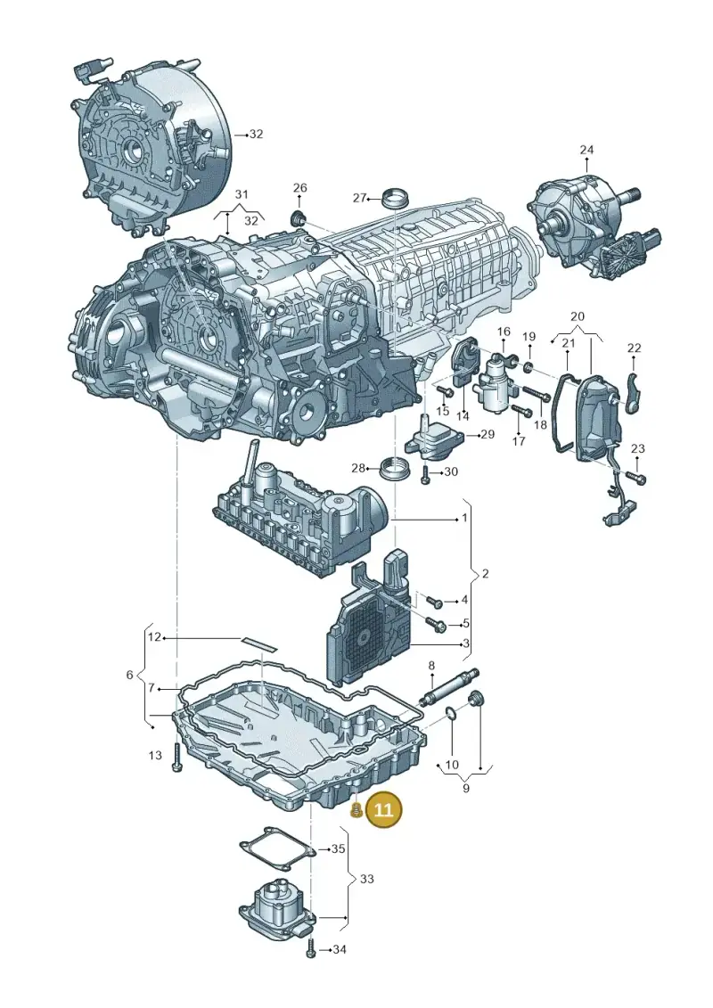 0CK321439A — Audi A6 2.0 (2018-) diagram 896325600, position 11