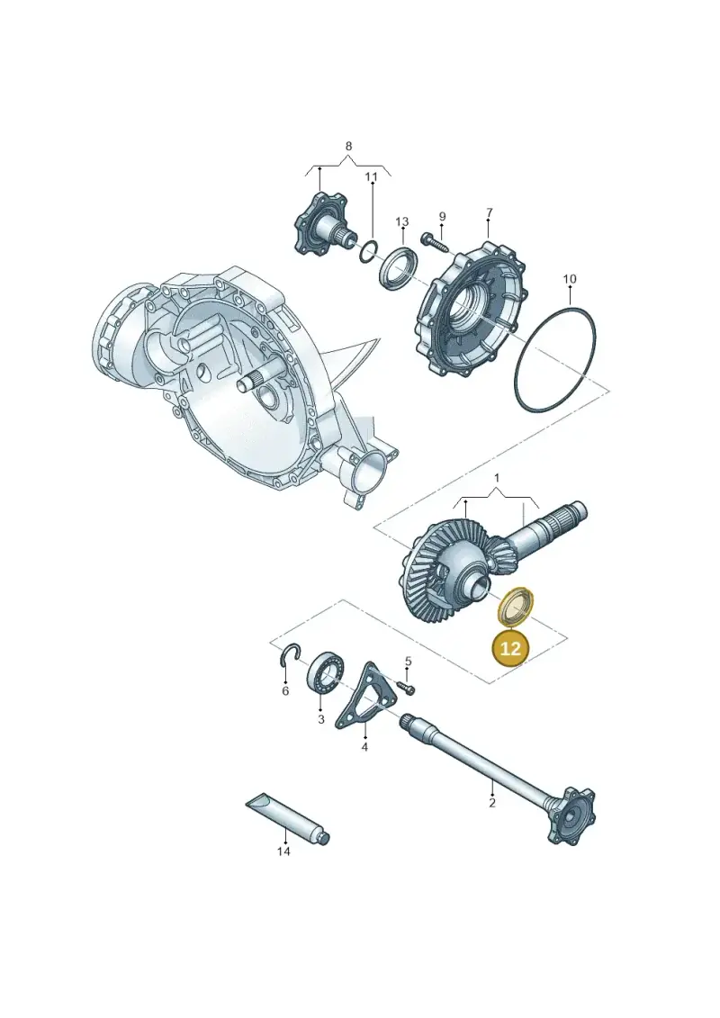 0CK409399 — Audi A6 2.0 (2018-) diagram 717409560, position 12