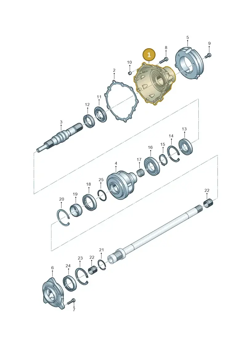 0CL301213C — Audi A5 Sportback (2016-2020) diagram 849409700, position 1