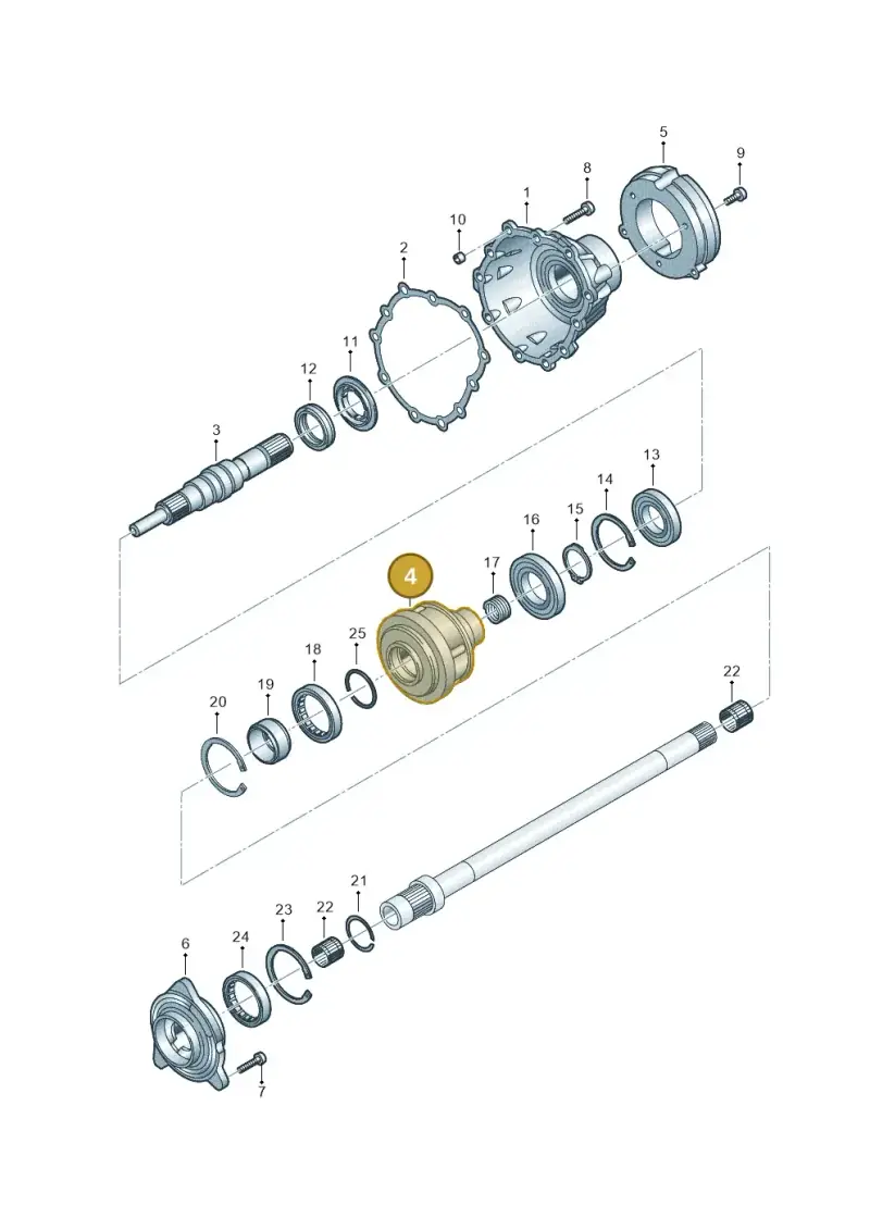 0CL409751 — Audi A5 Sportback (2016-2020) diagram 849409700, position 4