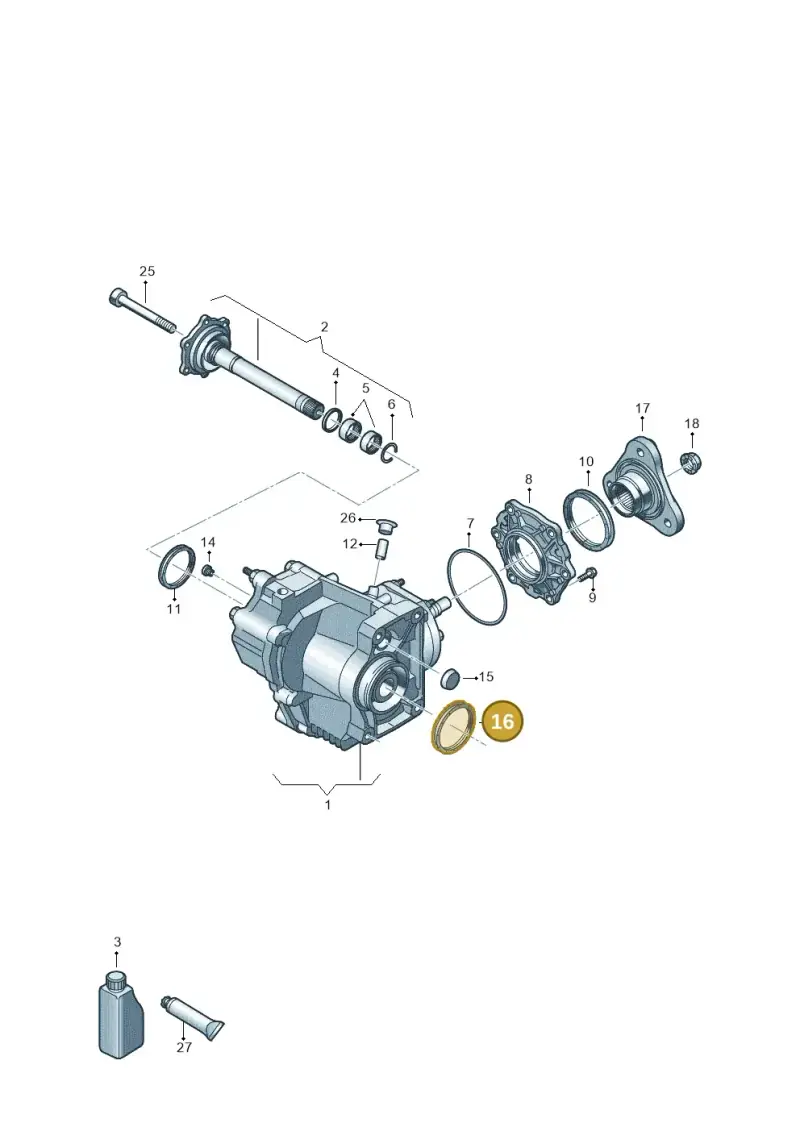 0CN409529A — Audi A3 Sportback (2019-2021) diagram 409053051, position 16