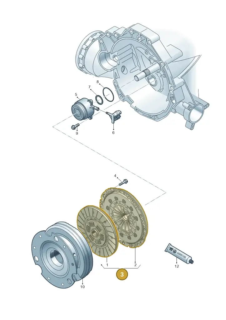 0CS141015E — Audi A6 qu. 3.0 tdi (2014-2018) diagram 736141800, position 3