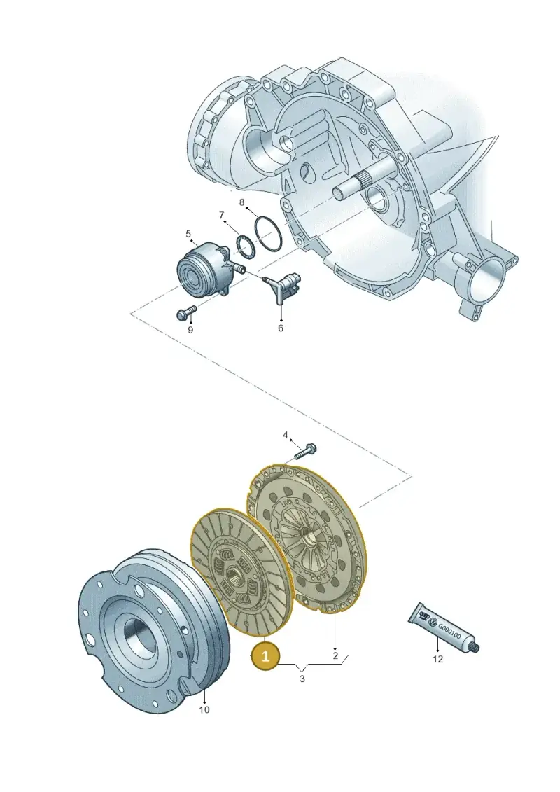 0CS141031 — Audi A5 Sportback (2016-2020) diagram 736141800, position 1