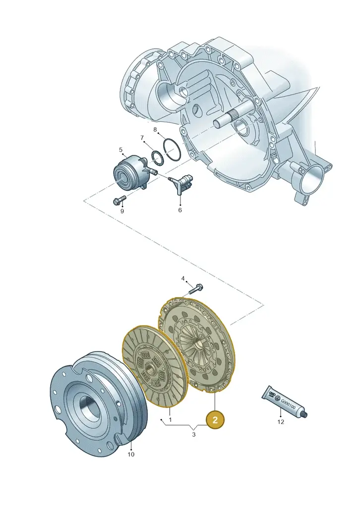 0CS141117B — Audi A5 Sportback (2016-2020) diagram 736141800, position 2