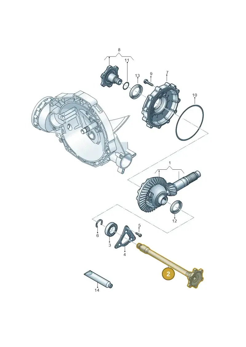 0CS409355B — Audi A4L 2.0 (2016-) diagram 717409560, position 2