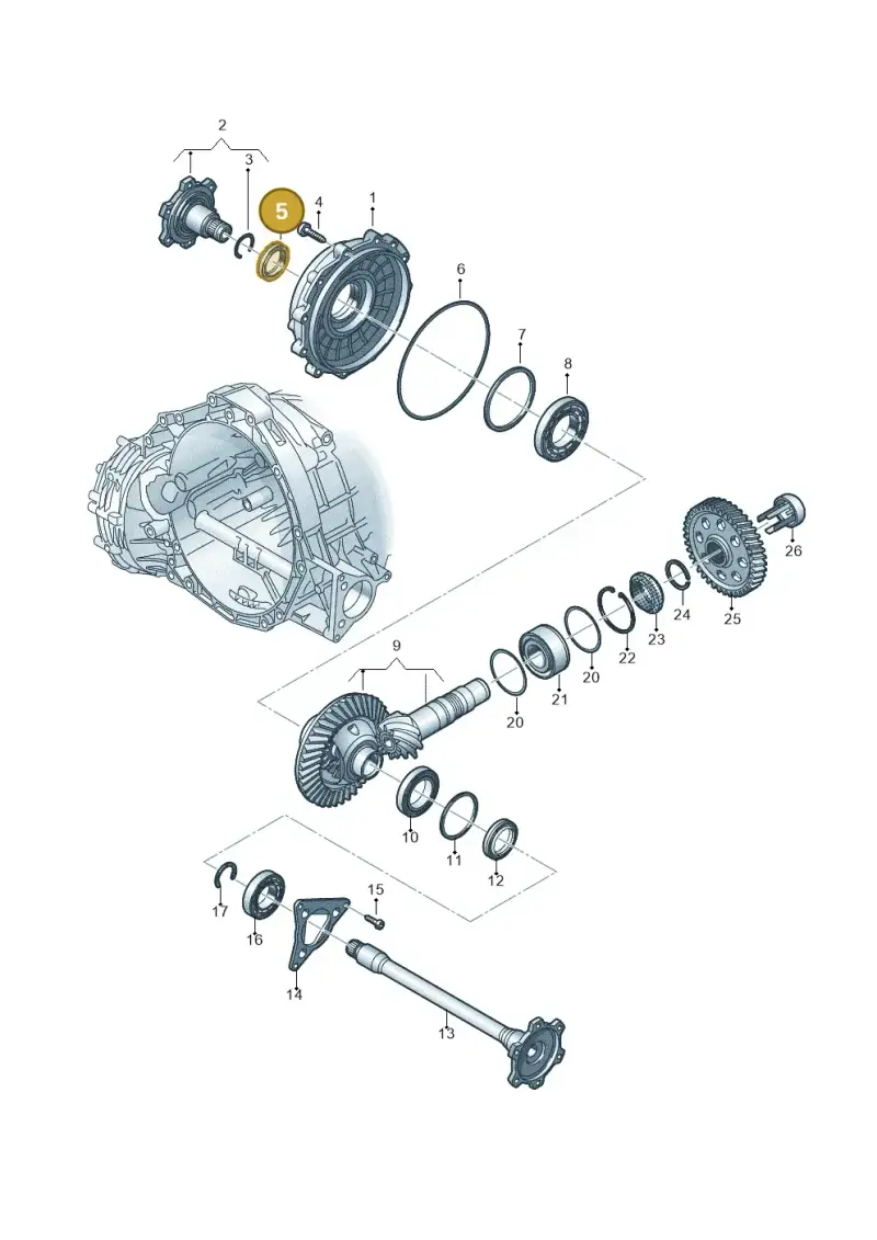 0CS409400 — Audi Q5 (2016-2020) diagram 849409120, position 5