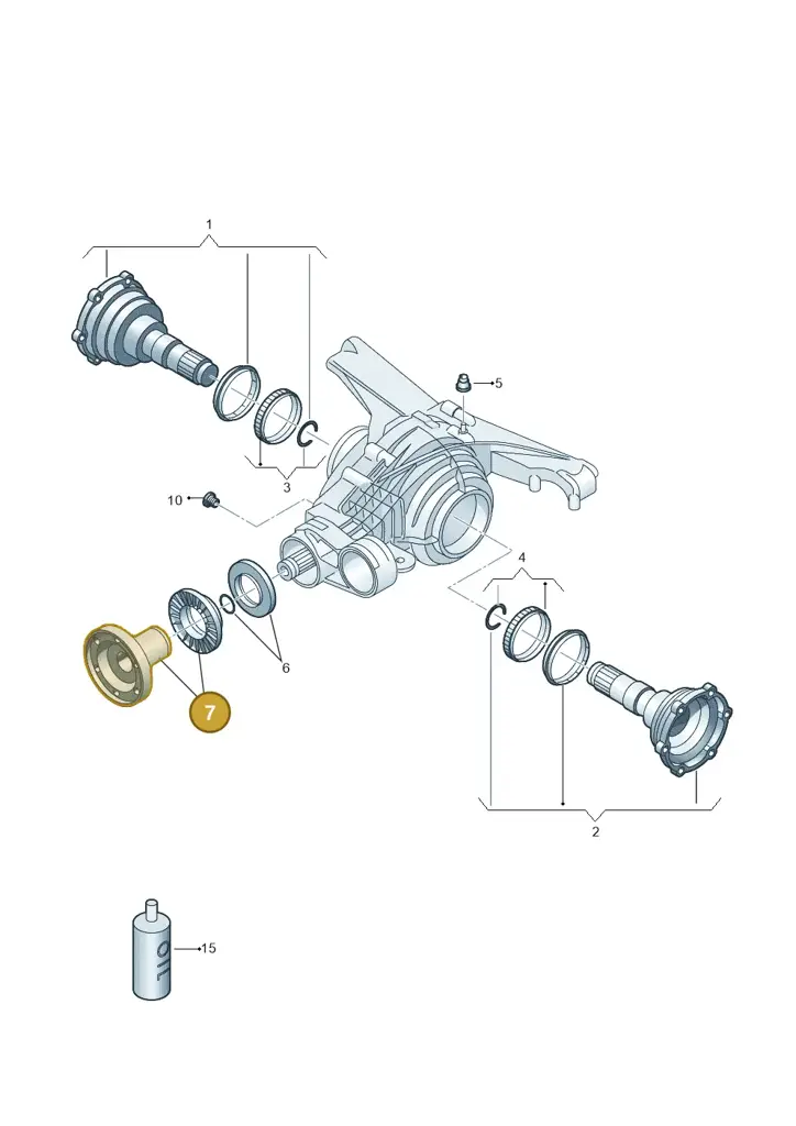 0D2598070B — Audi A8L (2017-2022) diagram 859525200, position 7