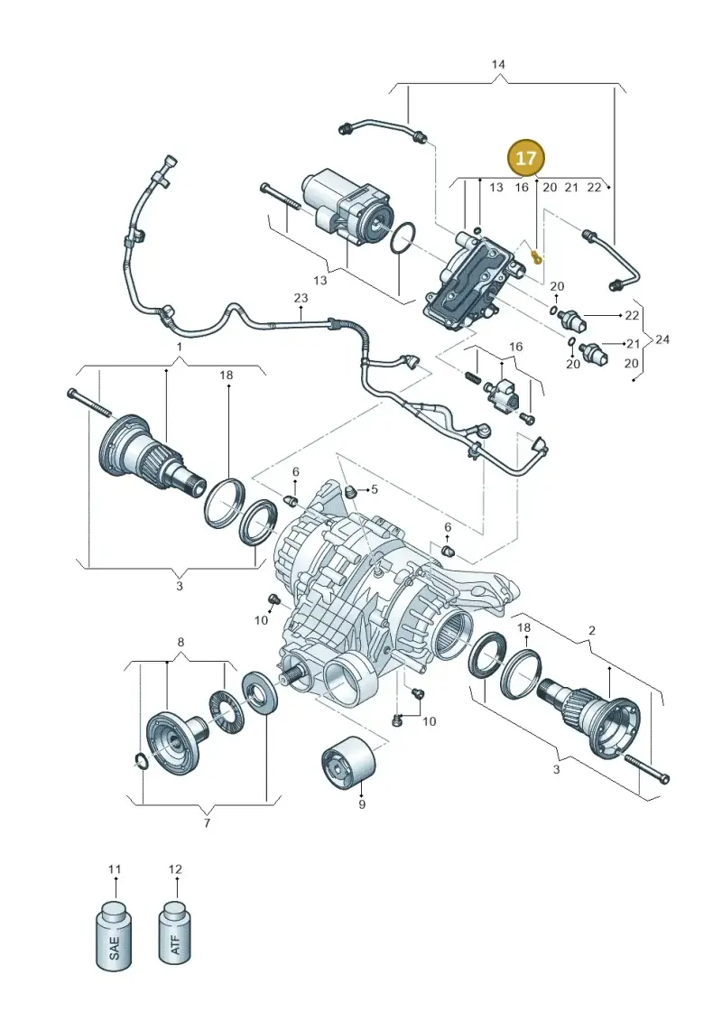 0D3598181A — Audi RS Q8 (2019-2025) diagram 859525032, position 17