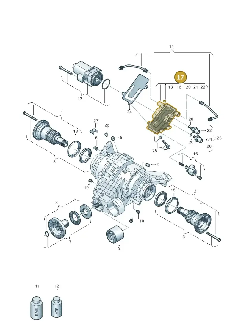 0D3598181 — Audi A5 Limo 2.0 (2024-) diagram 896525025, position 17