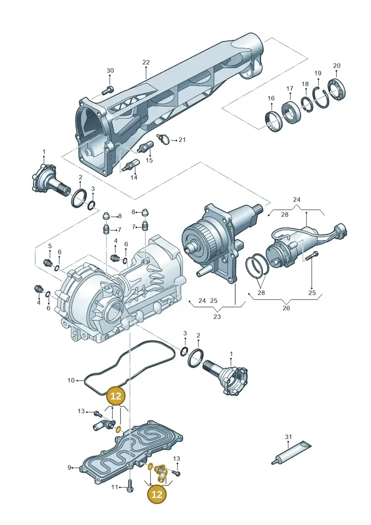 0D4409089 — Audi R8 Spyder (2015-2024) diagram 872409100, position 12