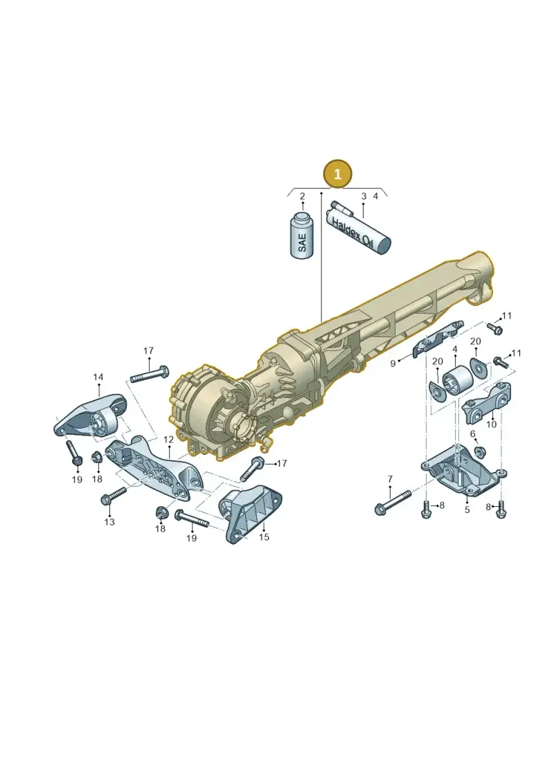 0D4409505E — Audi R8 Spyder (2015-2024) diagram 872409000, position 1