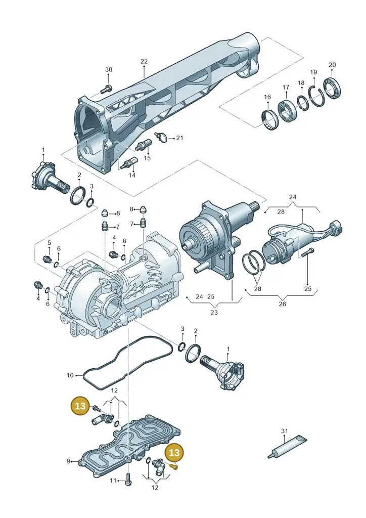 0D4598270 — Audi R8 Spyder (2015-2024) diagram 872409100, position 13