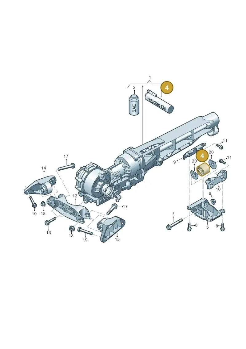 0D4599257 — Audi R8 Spyder (2015-2024) diagram 872409000, position 4