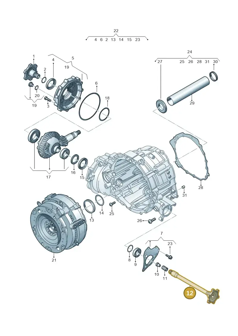 0D5409355D — Audi Q8 Quattro 3,0 (2018-) diagram 838409600, position 12