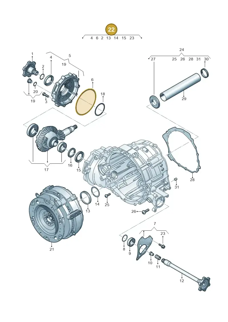 0D5498111 — Audi RS6 Avant (2019-) diagram 838409600, position 22