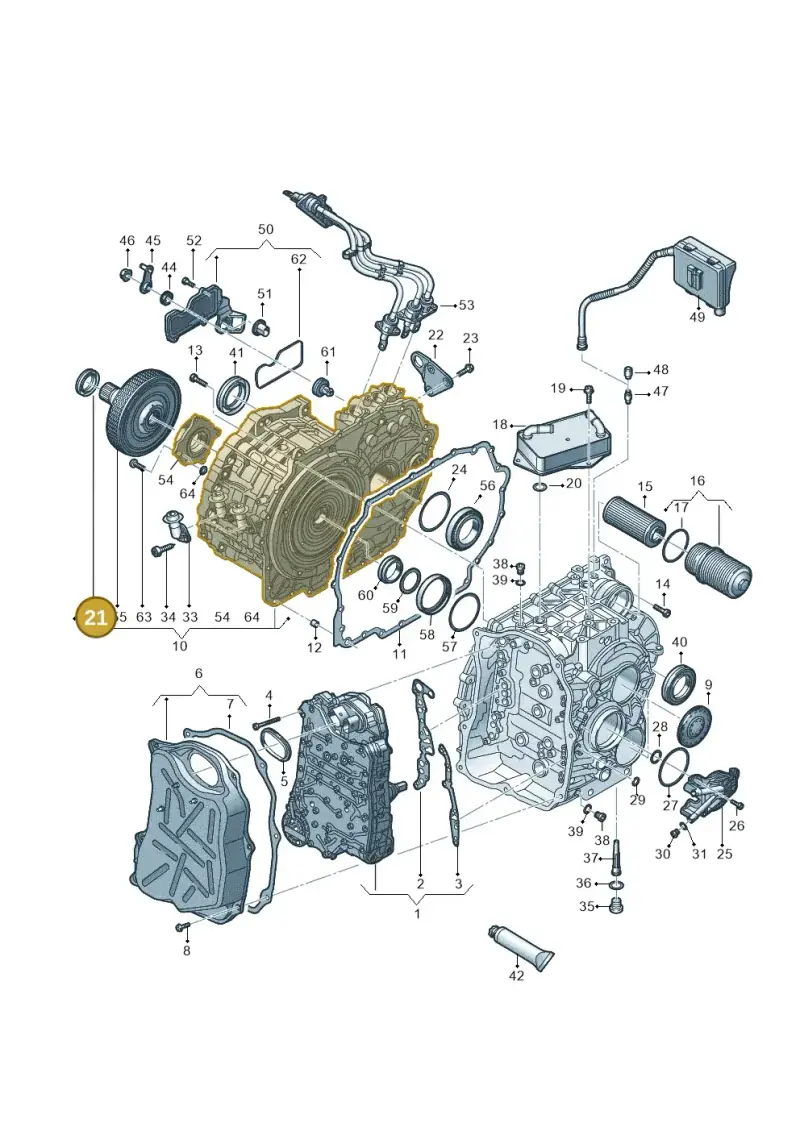 0DD141738E — Audi A3 Sportback (2012-2016) diagram 890321600, position 21