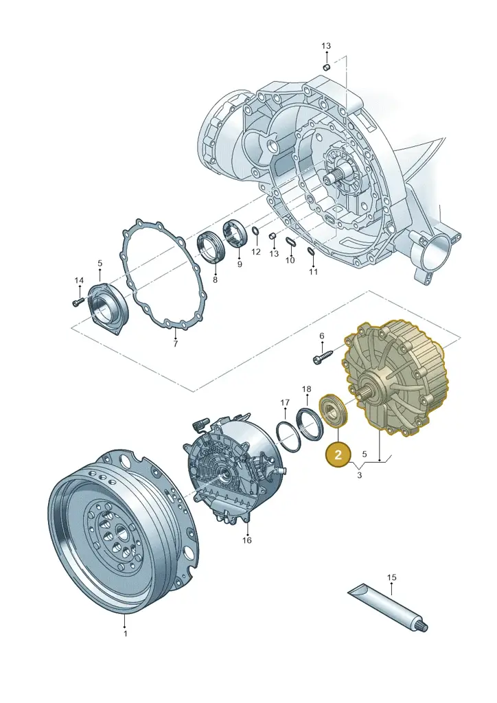 0DK141738 — Audi A6 2.0 (2018-) diagram 896321650, position 2
