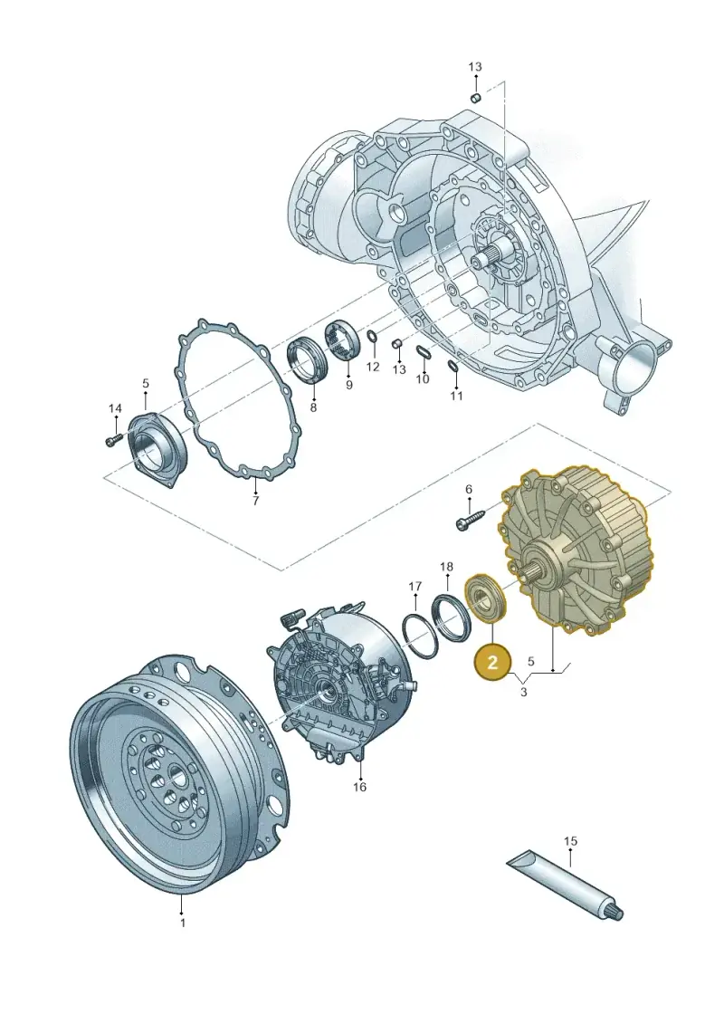 0DK141738 — Audi A6 2.0 (2018-) diagram 896321650, position 2