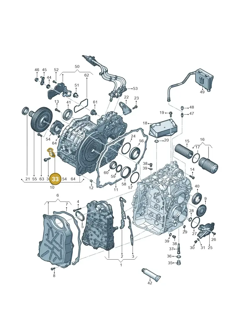 0EC121131A — Audi A3 Sportback (2016-2020) diagram 890321600, position 33