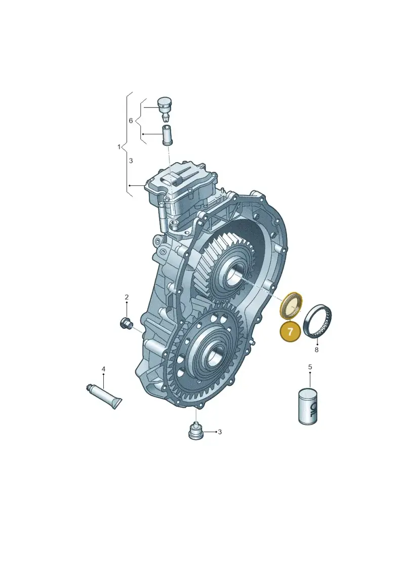 0EF901302D — Audi Q8 e-tron (2018-2020) diagram 586300055, position 7