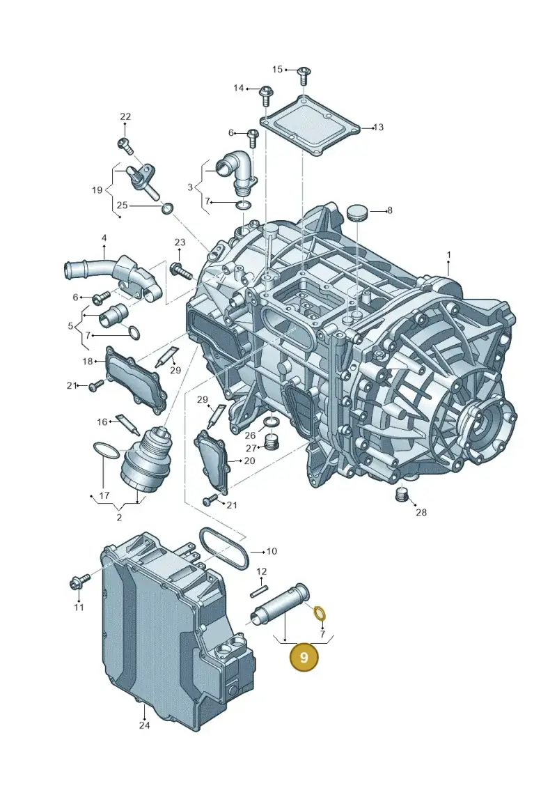 0EF907362C — Audi Q8 e-tron (2018-2020) diagram 586103500, position 9