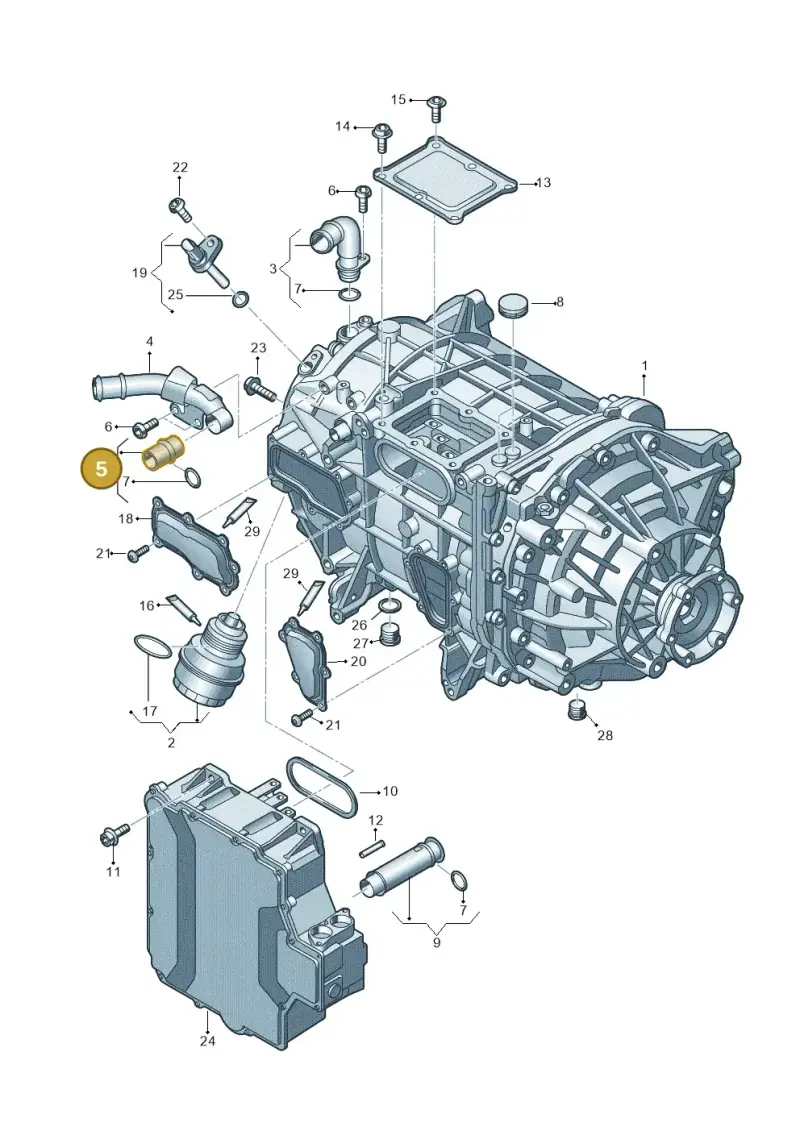 0EF907362D — Audi Q8 e-tron (2018-2020) diagram 586103500, position 5