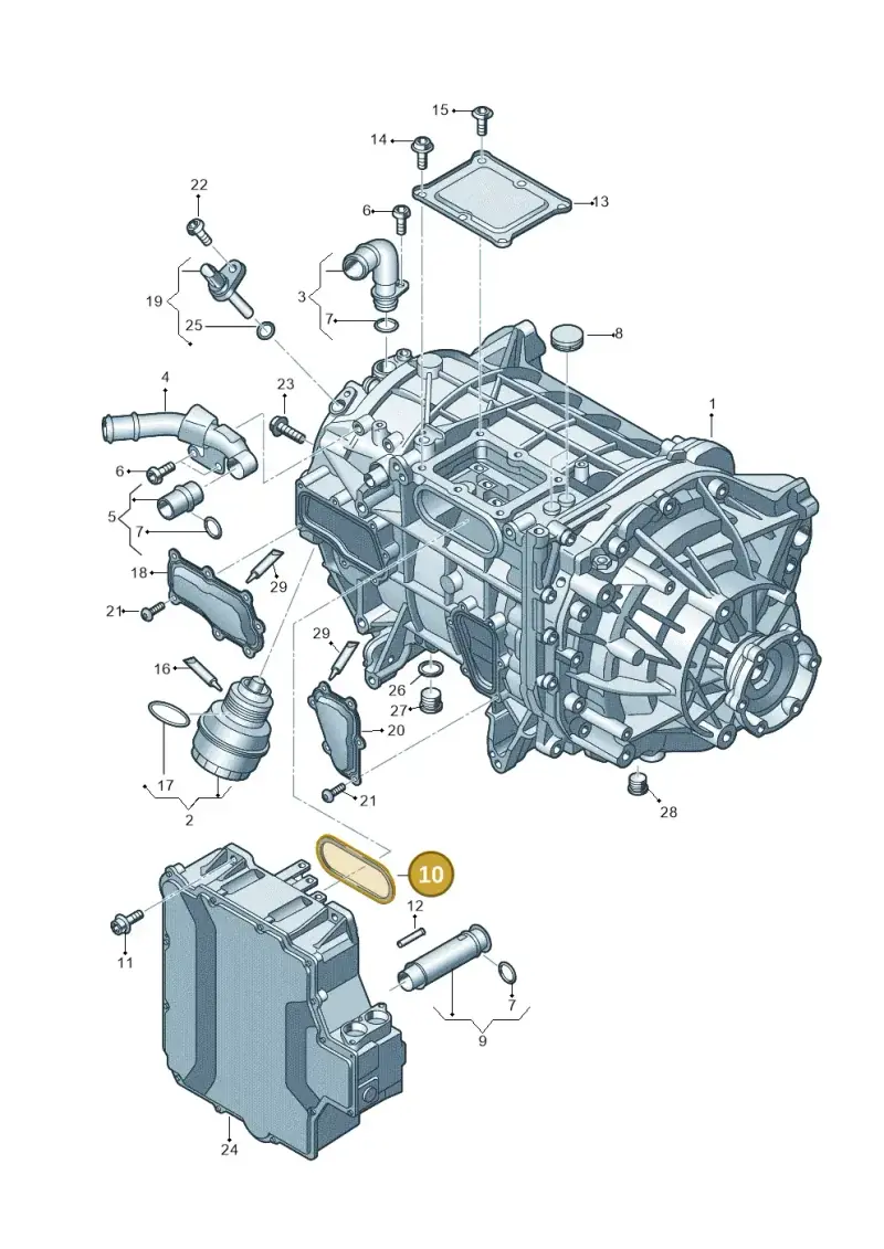 0EF907447B — Audi Q8 e-tron (2018-2020) diagram 586103500, position 10