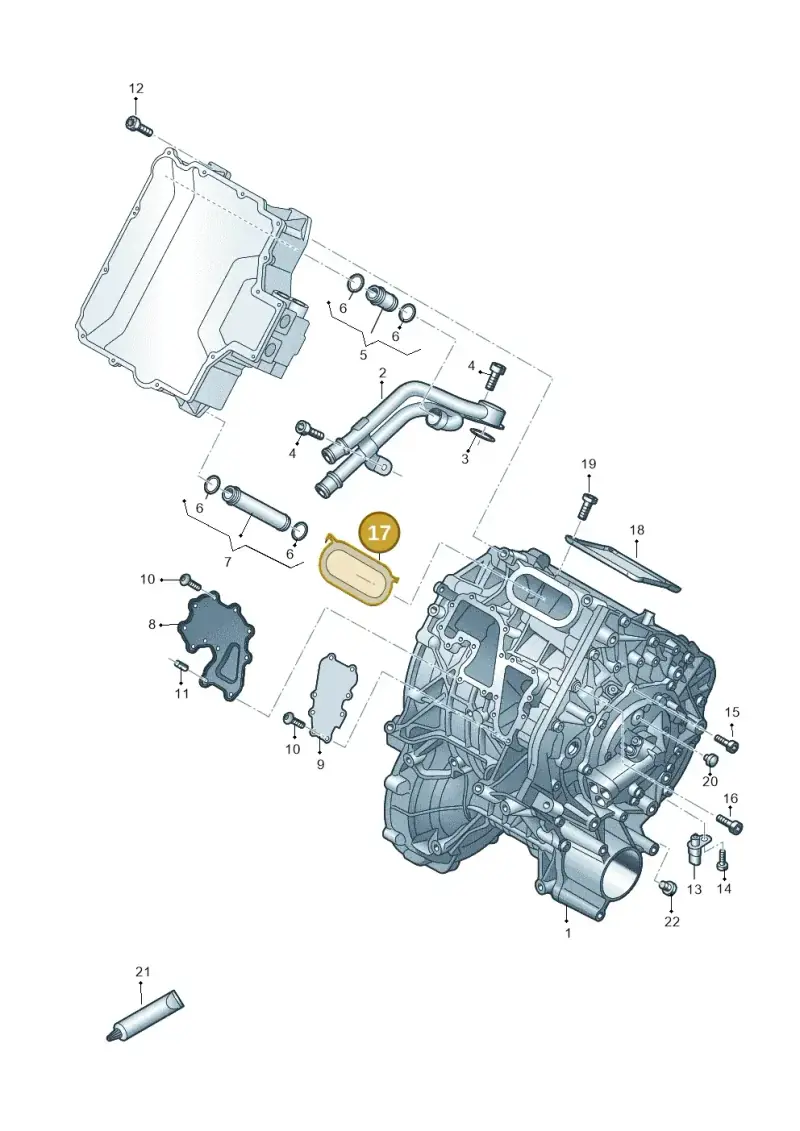 0EF907447B — Audi Q8 e-tron (2018-2020) diagram 586103100, position 17