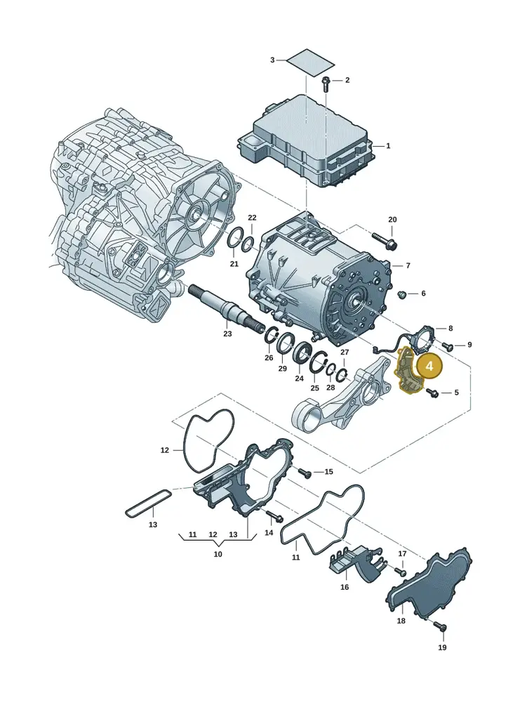 0EG901189 — Audi RS e-tron GT (2020-2020) diagram 4j1901901, position 4