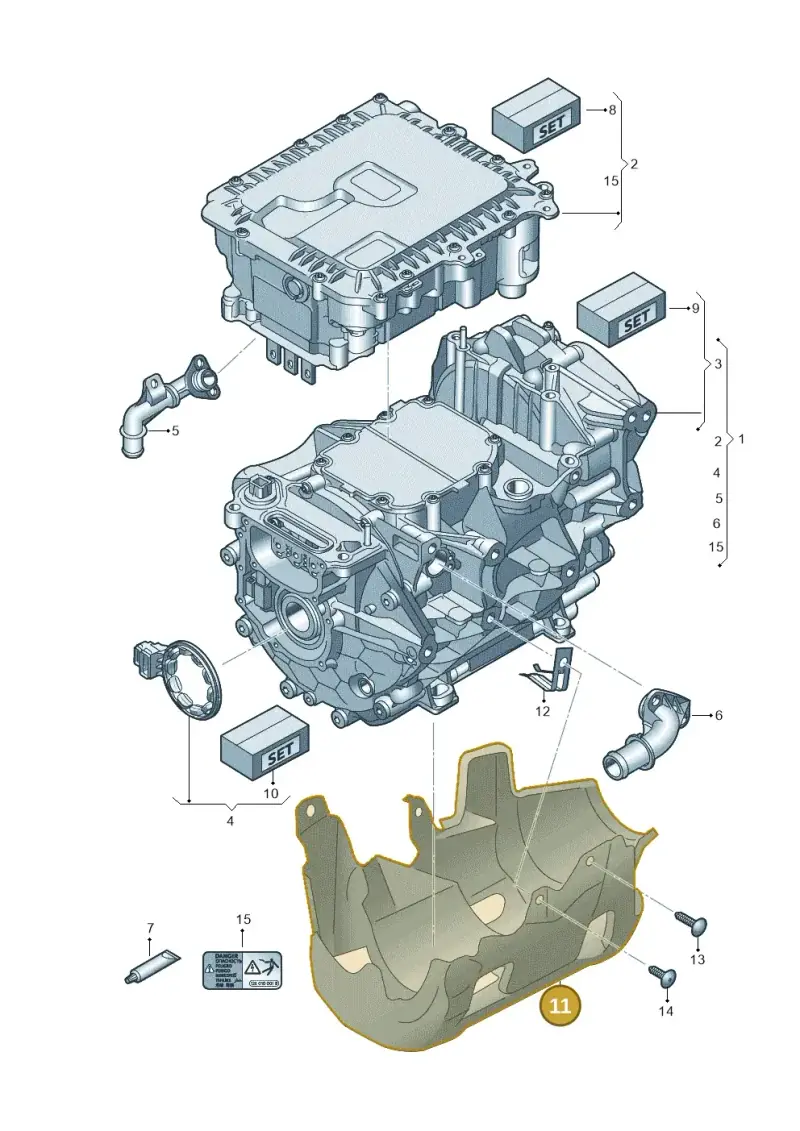 0EJ907304 — Audi Q4 Sportback (2021-2022) diagram 11a901000, position 11