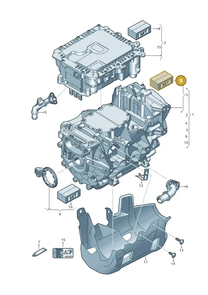 0EJ998215B — Audi Q4 Sportback (2021-2022) diagram 11a901000, position 9