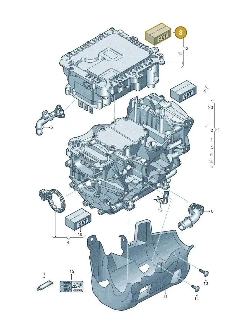 0EJ998215C — Audi Q4 Sportback (2021-2022) diagram 11a901000, position 8