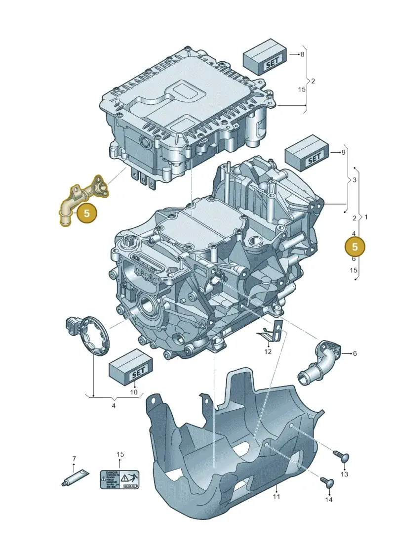 0EJ998311A — Audi Q4 Sportback (2021-2022) diagram 11a901000, position 5