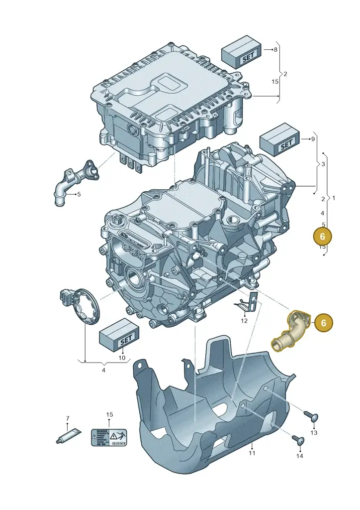 0EJ998312 — Audi Q4 Sportback (2021-2022) diagram 11a901000, position 6