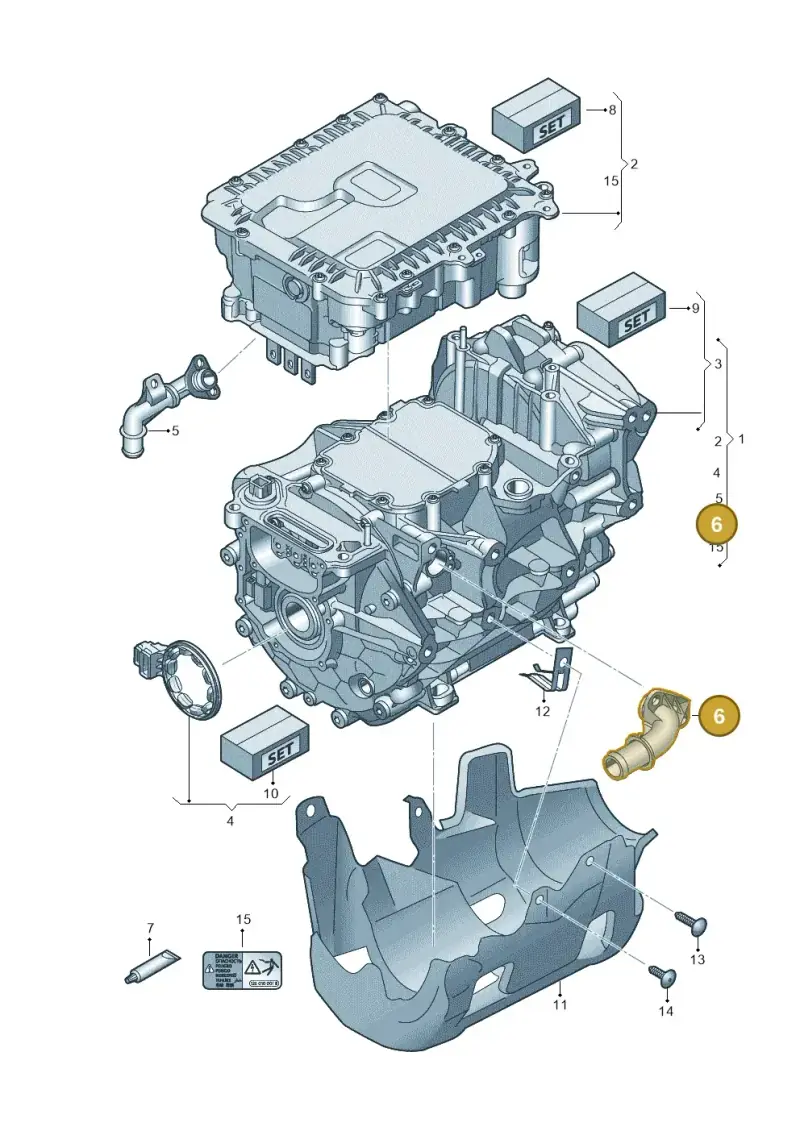 0EJ998312 — Audi Q4 Sportback (2021-2022) diagram 11a901000, position 6
