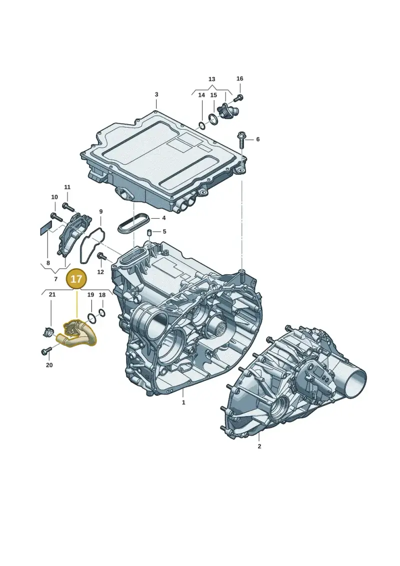 0EL901045C — Audi Q6 e-tron (2023-2025) diagram f5s901400, position 17