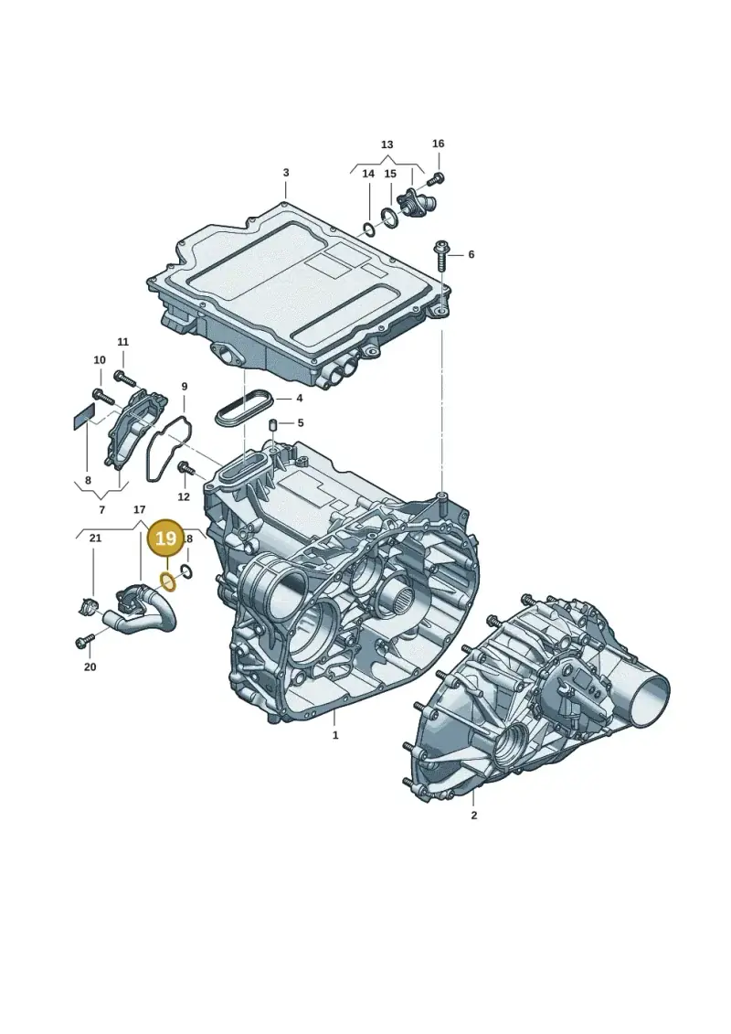 0EL901219A — Audi Q6 e-tron (2023-2025) diagram f5s901400, position 19