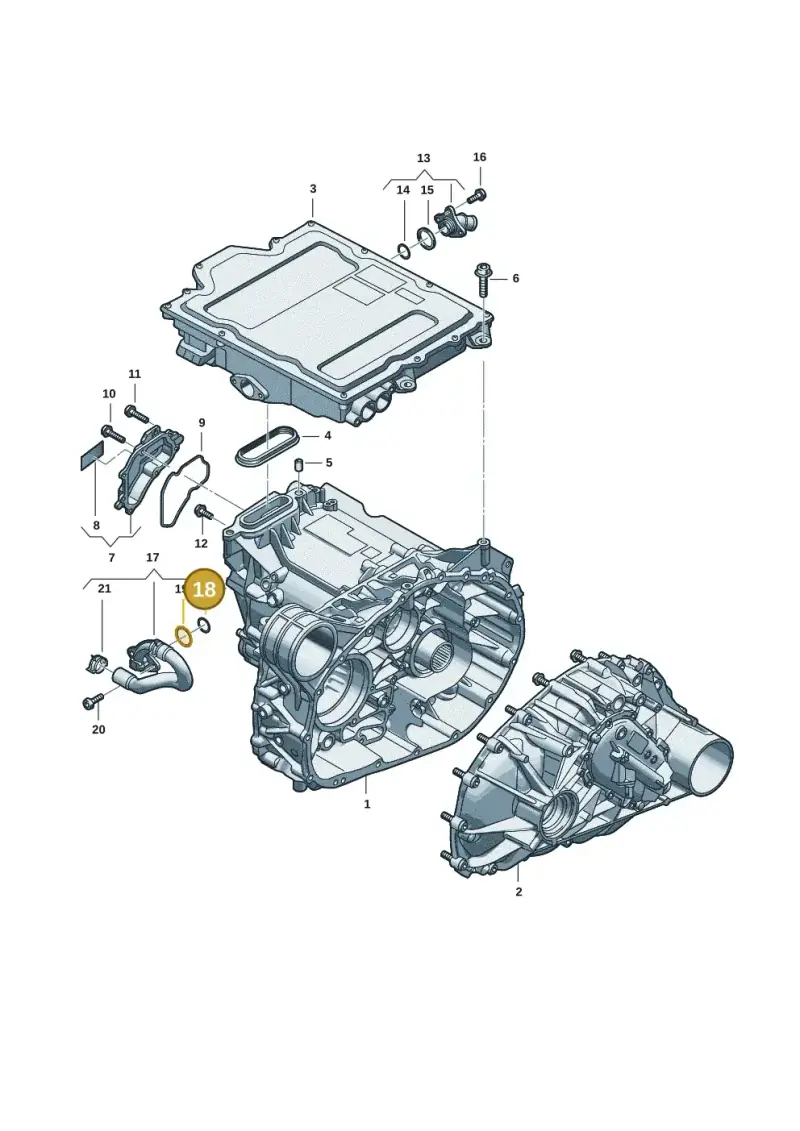 0EL901219 — Audi Q6 e-tron (2023-2025) diagram f5s901400, position 18