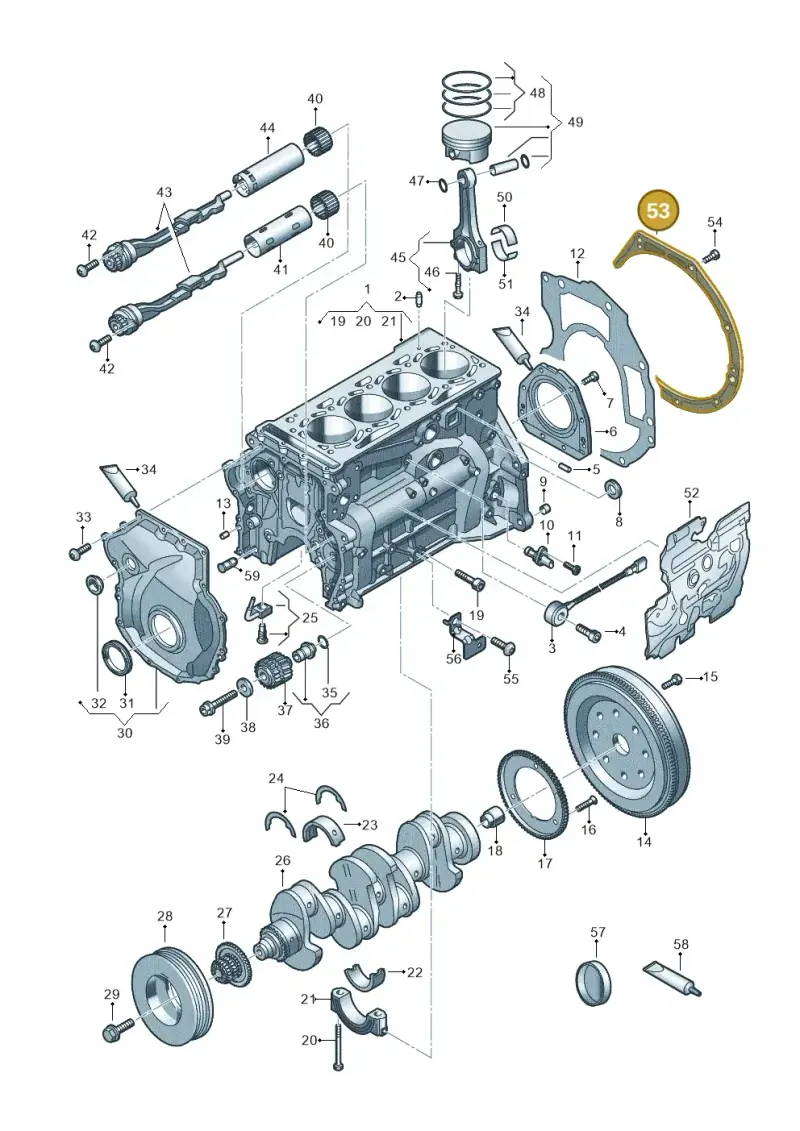0GC103551A — Audi Q6 (2022-) diagram 596103014, position 53