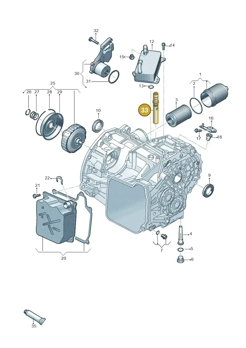 0GC301047D — Audi A3 Sportback (2019-2021) diagram 596300160, position 33