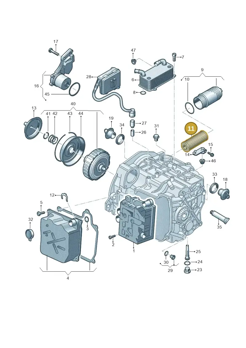 0GC325183D — Audi Q3 quattro (2018-2019) diagram 890321550, position 11