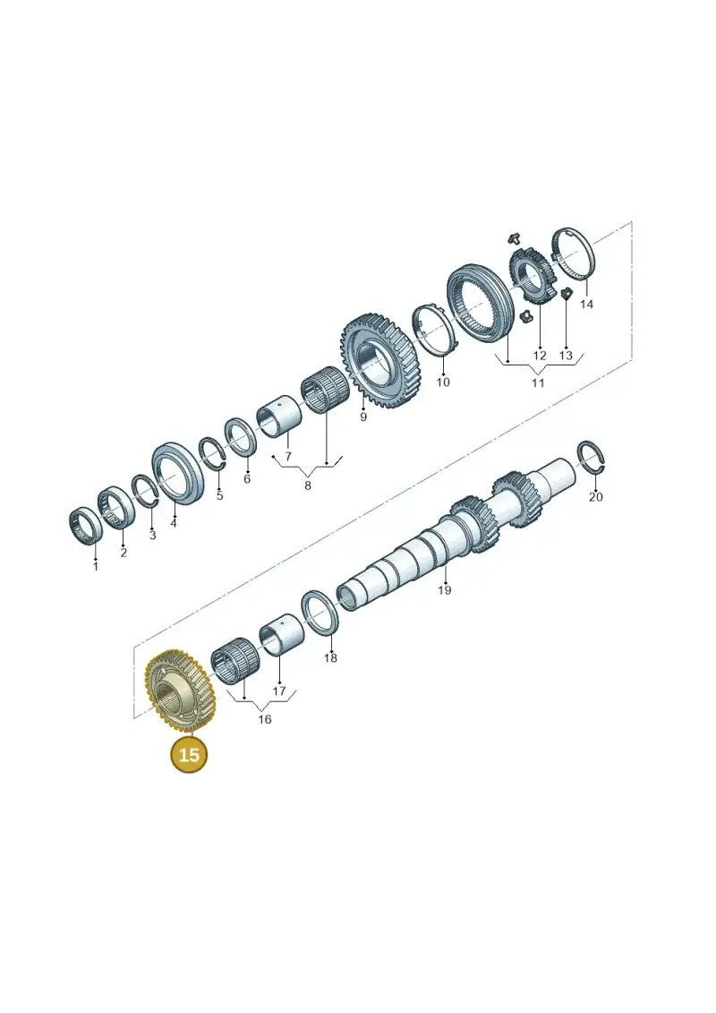 0HL311349E — Audi A6 2.0 (2018-) diagram 849311970, position 15