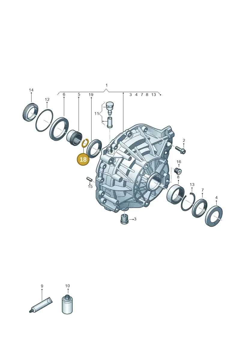 0MB398414 — Audi Q8 e-tron (2018-2020) diagram 586500000, position 18